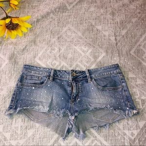Bullhead Black Denim Shorts